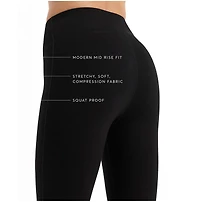 Pact Women's On the Go-To Contour Bootcut Legging Made With Organic Cotton