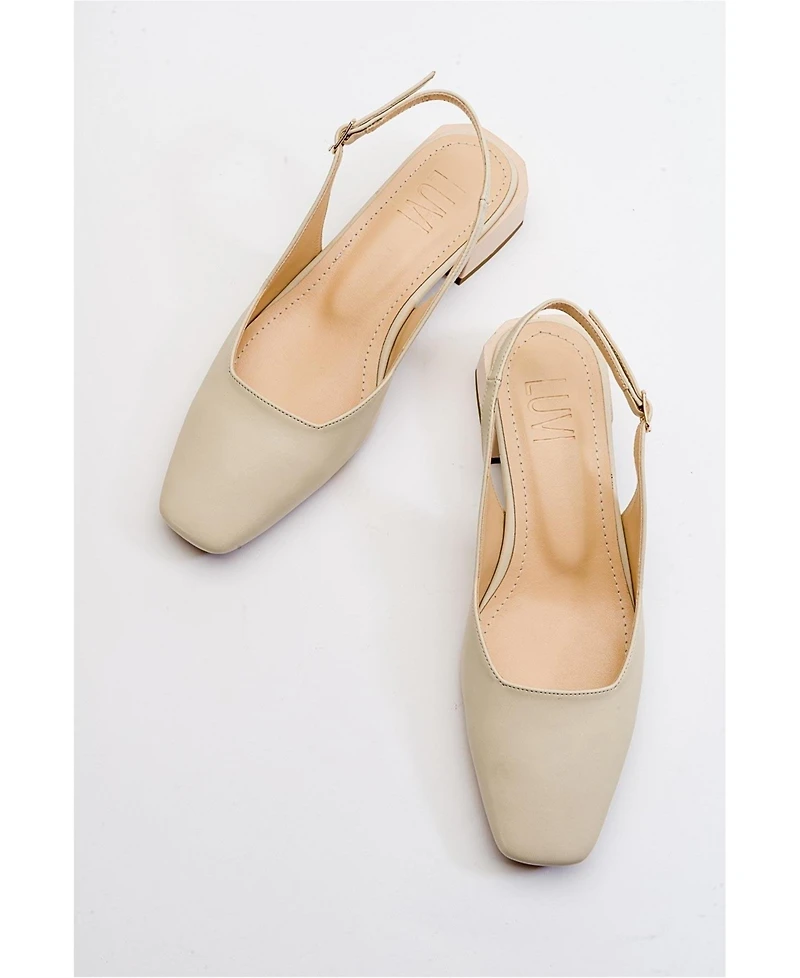 Prologue Shoes Women's State Round Toe Slingback Pump (Women)