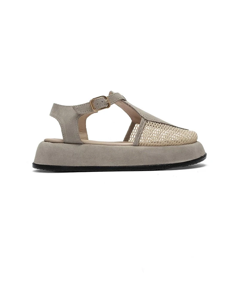 Forever and Always Shoes Women's Lurelia Leather Platform Sandal