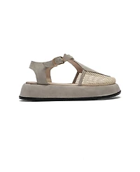 Forever and Always Shoes Women's Lurelia Leather Platform Sandal