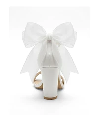 Forever and Always Shoes Women's Aviora Block Heel Wedding Sandal