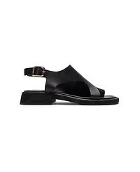 Forever and Always Shoes Women's Burley Leather Slingback Sandal