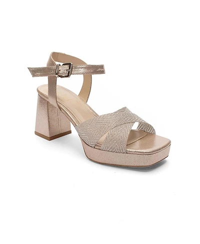 Prologue Shoes Women's Bavena Platform Block Heel Sandal