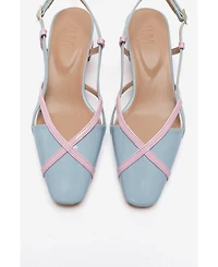 Prologue Shoes Women's Olena Block Heel Slingback Pump