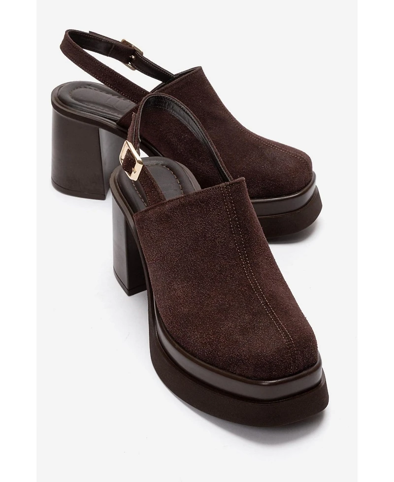 Prologue Shoes Women's Bavix Block Heel Platform Sandal
