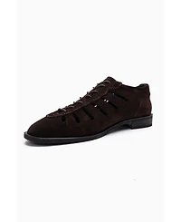 Forever and Always Shoes Women's Astron Leather Casual Lace Up