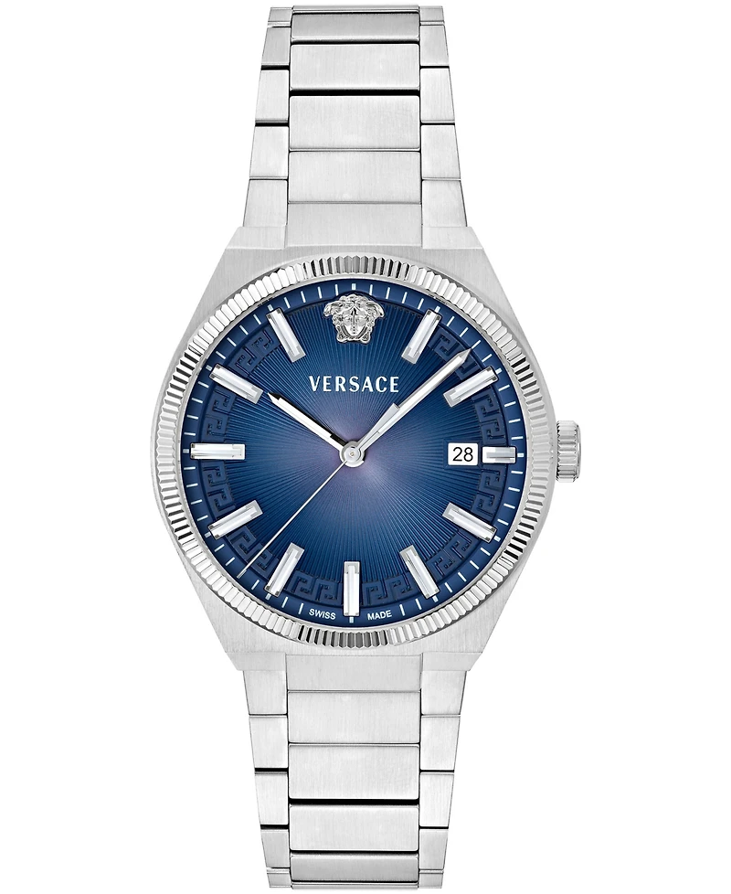 Versace Men's V-Leo Ip Yellow Gold Stainless Steel Bracelet Watch 39mm
