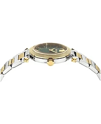 Versace Women's V-Musa Silver Stainless Steel Bracelet Watch 35mm