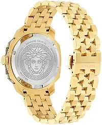 Versace Women's Dylos Ip Gunmetal Stainless Steel Bracelet Watch 39mm