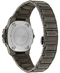 Versace Men's Greca Reaction Gmt Ip Yellow Gold Stainless Steel Bracelet Watch 41mm