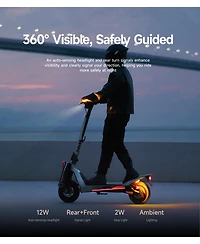 Navee UT5 Max Electric Scooter, 31.1 Mph Speed, 2400W Motor, Hydraulic Suspension, 12" Tires