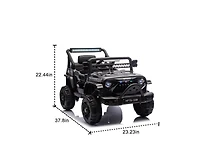 Yobtop 12V Kids Ride-On Electric Truck with Parental Remote Control, Ages 1+
