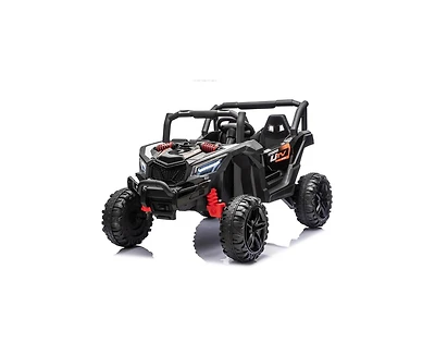 Yobtop 12V 7Ah Remote-Control Two-Mode Kids Electric Utv Ride-On Car, Ages 3+