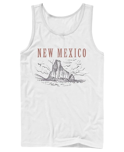 Fifth Sun Men's New Mexico Desert Mesa Graphic Tank Top