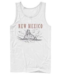 Fifth Sun Men's New Mexico Desert Mesa Graphic Tank Top