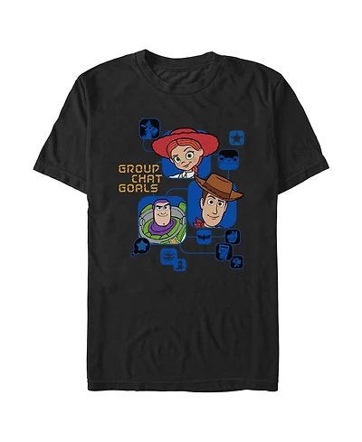 Fifth Sun Men's Group Chat Goals Crewneck T-Shirt