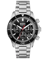 Hugo Boss Men's Sealiner Quartz Chrono Stainless Steel Watch 44mm