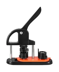 Yobtop Button Maker Machine 25mm Pin Press Kit with 500pcs Parts, Ergonomic Arc Handle, Diy Badge Maker for Kids