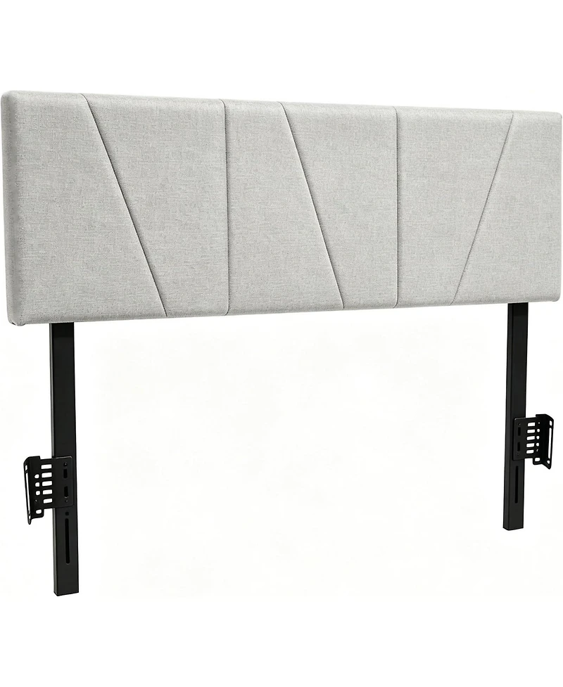 gaomon Queen Size Headboard Linen Upholstered with Height Adjustments, Padded, Sturdy Wood Frame, Easy Assembly
