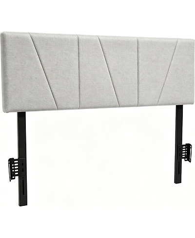gaomon Queen Size Headboard Linen Upholstered with Height Adjustments, Padded, Sturdy Wood Frame, Easy Assembly