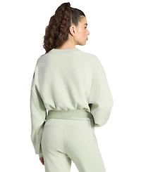 adidas Women's Cropped Long-Sleeve Sweatshirt