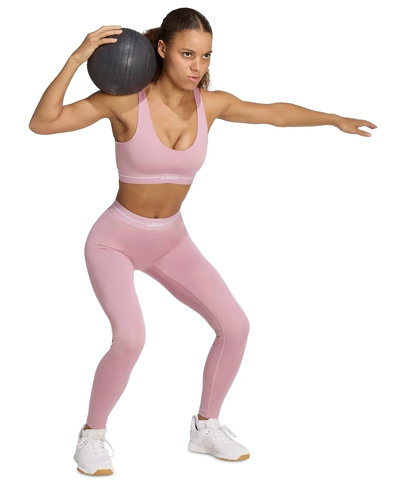 adidas Women's Regular Wireless Scoop Neck Pull-On Sports Bra