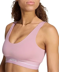 adidas Women's Regular Wireless Scoop Neck Pull-On Sports Bra