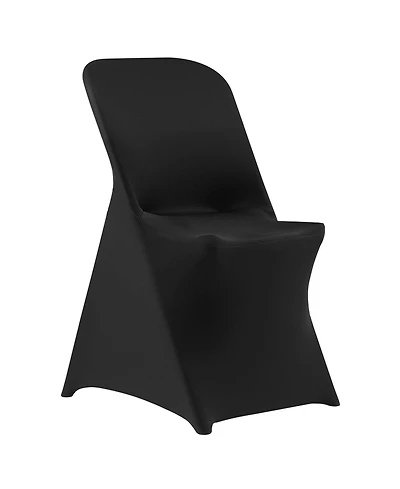 Slickblue Stretch Chair Slipcovers Set of 30, Polyester Covers for Dining, Banquet and Event Seating