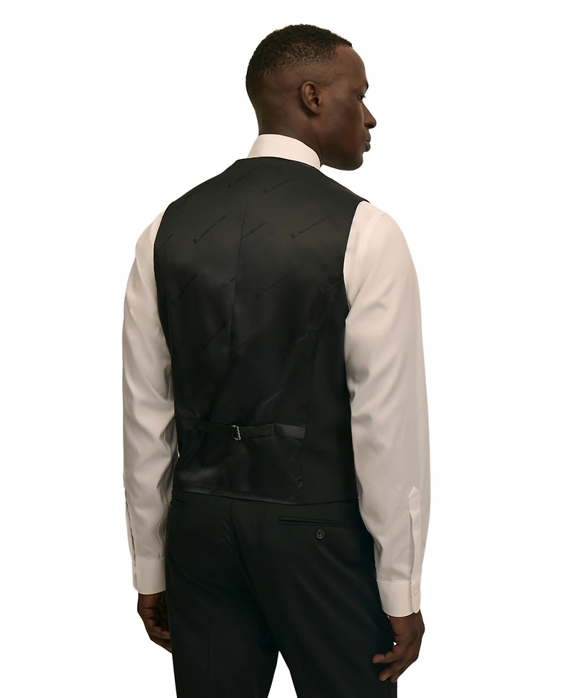 B by Brooks Brothers Men's Classic-Fit Wool Blend Suit Separates Vest