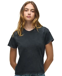 Hudson Jeans Women's Relaxed Crewneck Short-Sleeve Cotton T-Shirt