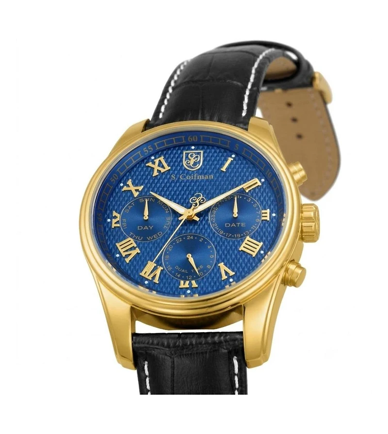 Invicta S.Coifman Men's Heritage Chronograph Dial Stainless Steel Bracelet Watch
