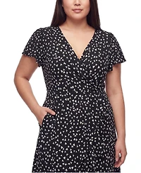 Torrid Plus Surplice Midi Dress