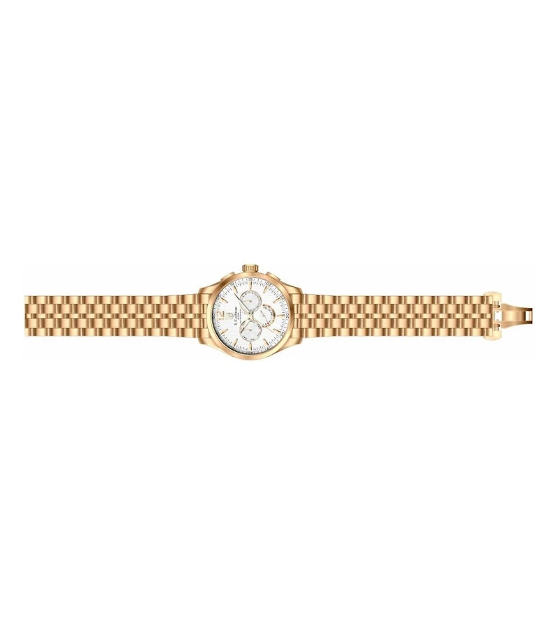 Invicta S.Coifman Men's Heritage Chronograph Silver Dial Stainless Steel Bracelet Watch
