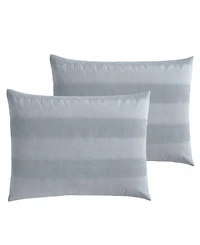 Palm Aire Harbor Waffle Stripe 3-Piece Comforter Set