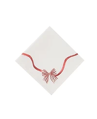 Avanti Heirloom Noel Bow And Ribbon Napkins, Set of 4