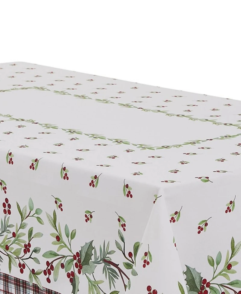 Avanti Holly Plaid Rectangle Tablecloth, 60" x 84"