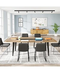 Tribesigns Boat-Shaped Conference Table