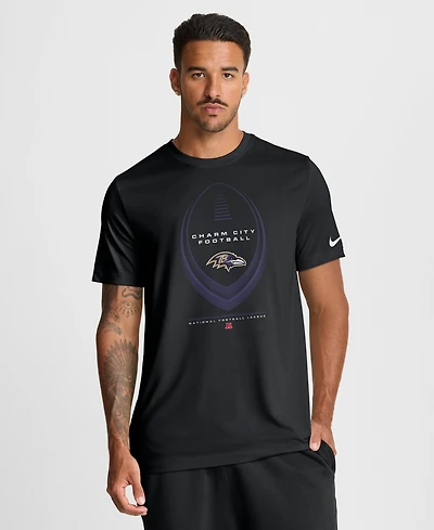 Men's Nike Black Baltimore Ravens Legend Icon Dri-fit T-Shirt