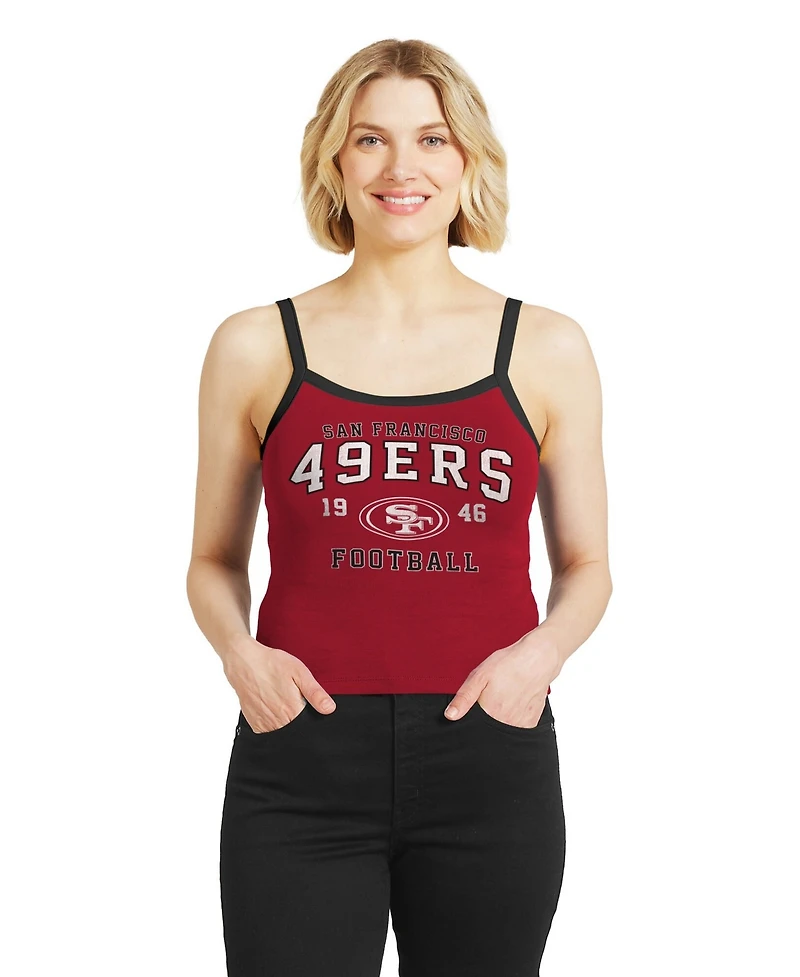 Wear by Erin Andrews Women's San Francisco 49ers Colorblock-Racerback Tank Top