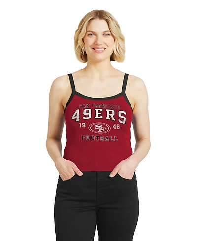 Wear by Erin Andrews Women's San Francisco 49ers Colorblock-Racerback Tank Top