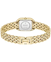 Hugo Boss Women's Mae Petite Quartz Ionic Plated Thin Gold Steel Watch 22mm