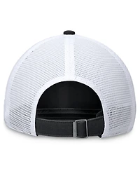 Nike Men's Black Miami Marlins Wordmark Adjustable Trucker Hat