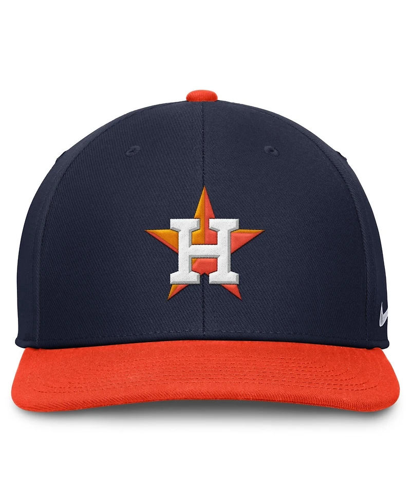 Nike Men's Navy/Orange Houston Astros Pro Dri-fit Snapback Hat