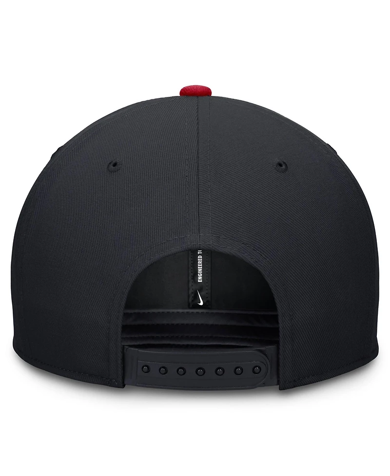 Nike Men's Navy/Red Boston Red Sox Pro Dri-fit Snapback Hat
