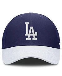 Nike Men's Navy/White Los Angeles Dodgers Dri-fit Club Adjustable Hat