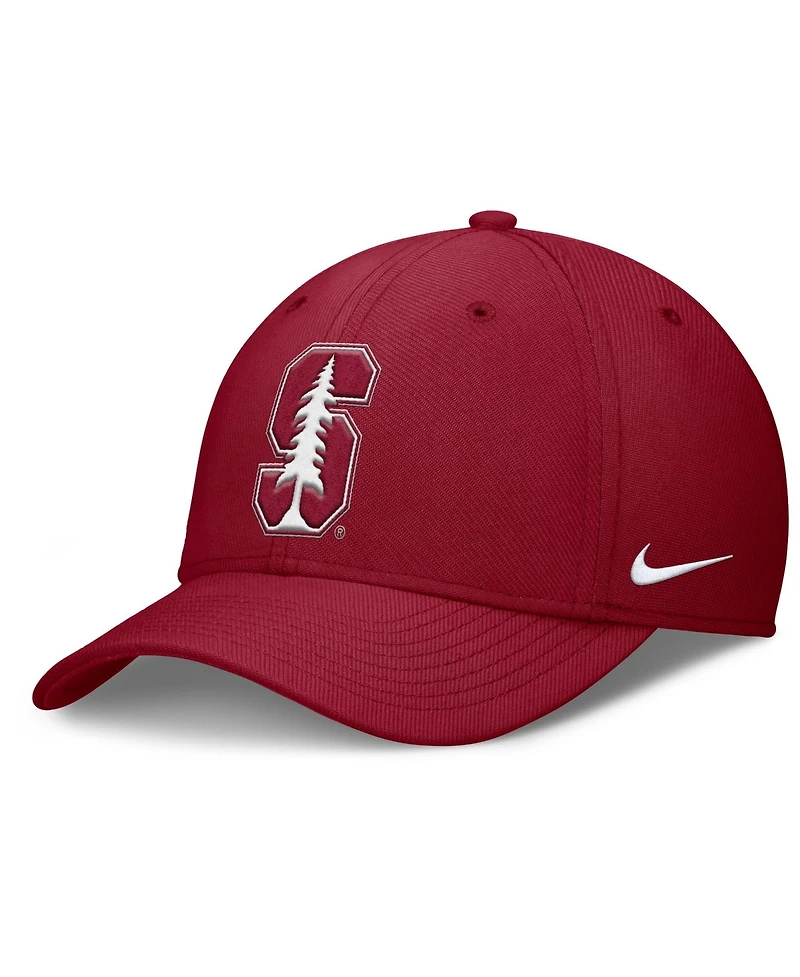 Men's Nike Cardinal Stanford Rise SwooshFlex Dri-fit Hat