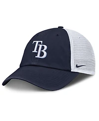 Men's Nike Navy/White Tampa Bay Rays Club Trucker Adjustable Hat