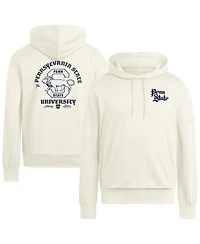 Men's adidas Cream Penn State Nittany Lions Vintage Vault Premium Hoodie