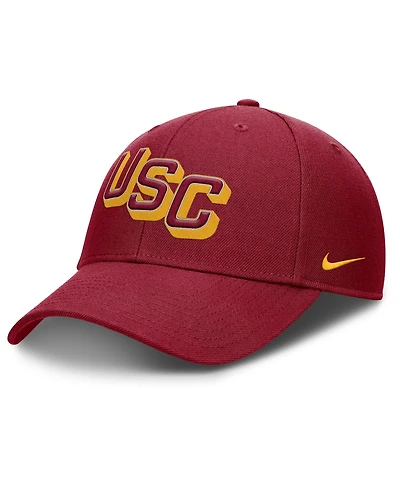 Nike Men's Cardinal Usc Trojans Slanted Primetime Rise Performance Adjustable Hat