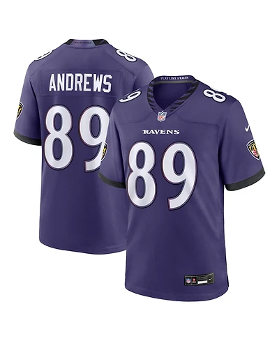 Nike Men's Mark Andrews Purple Baltimore Ravens Team Game Jersey